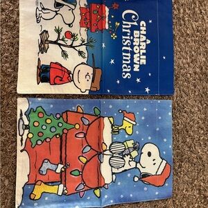 Charlie Brown Christmas yard flags